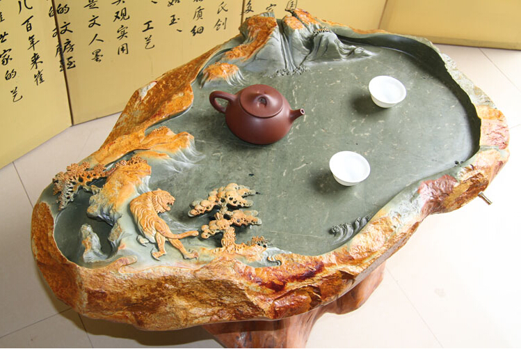 石头茶盘