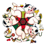 年画门贴