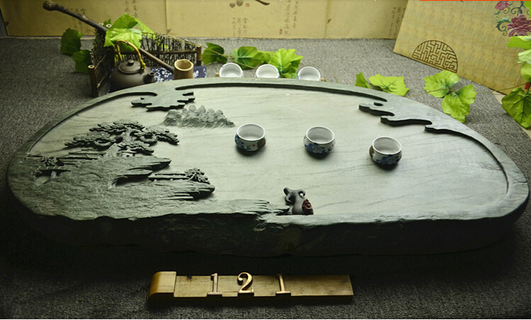 易水石茶盘