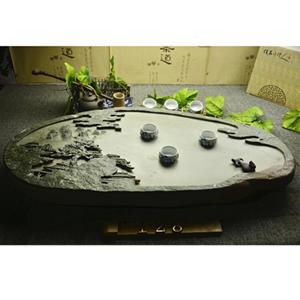 易水石雕茶台_易县特色产品易水石雕茶台