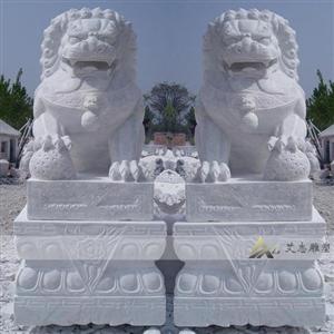 石雕狮子_河北曲阳特色石雕狮子