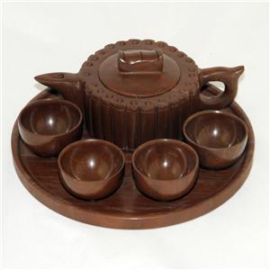 木鱼石茶具_河北邢台特色产品木鱼石茶具